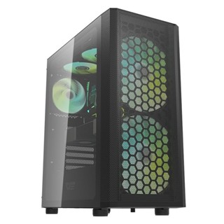 เคสคอมพิวเตอร์ DarkFlash DK360 ATX PC Case Black / White