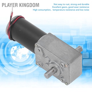 BPlayer Kingdom มอเตอร์เกียร์ Dc แรงบิดสูง 12V เพลาคู่ ล็อกเอง ย้อนกลับได้