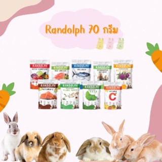 Randolph 70 กรัม ขนมกระต่าย และสัตว์ฟันแทะ (แบ่งขาย 6 ชิ้น)