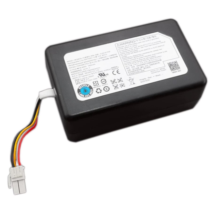 อะไหล่แท้ แบตเตอร์รี่เครื่องดูดฝุ่นหุ่นยนต์ POWERBOT SAMSUNG DJ96-00193A ASSY BATTERY LI IB;LI-ION รุ่น SR20H9050U