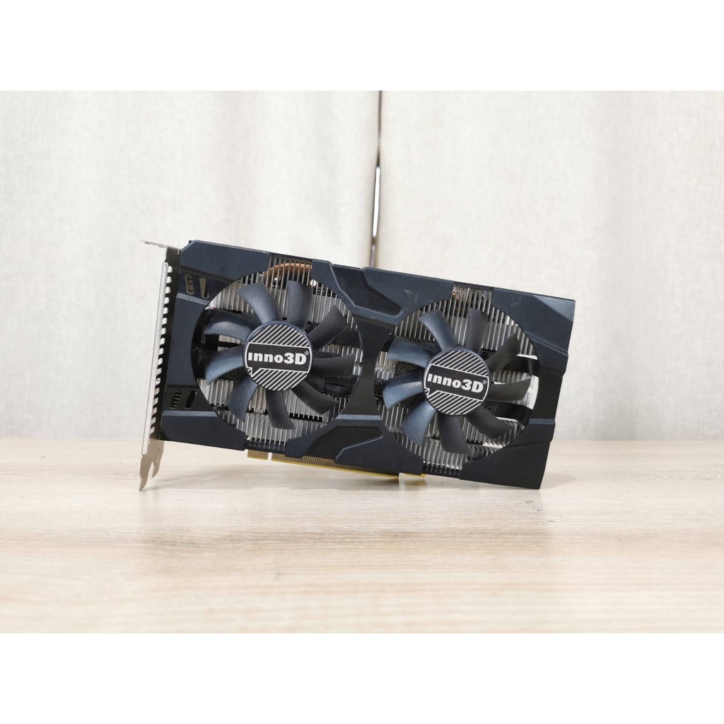การ์ดจอ(graphic card) Inno3d GEFORCE GTX 1060 6GB Twinfan GDDR5 (ต่อไฟเพิ่ม 6 pin X 1  )