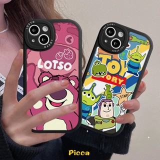 เคสโทรศัพท์มือถือ ลายการ์ตูน Toy Story Strawberry Bear สําหรับ Oppo A17 A57 A54 A78 A58 A1K A5s A16 A7 A15 A16K A17K A55 A96 A77s A95 A12 A74 A76 A16E A3S A94 A9 A5 Reno 8 7 7Z 5F 5 6 A53 A92 A31 เคส Lotso