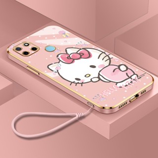 เคสโทรศัพท์มือถือ ลาย Hello Cat น่ารัก สําหรับ OPPO Realme C21Y C25Y RMX3261 RMX3263 RMX3265 RMX3268 RMX3269