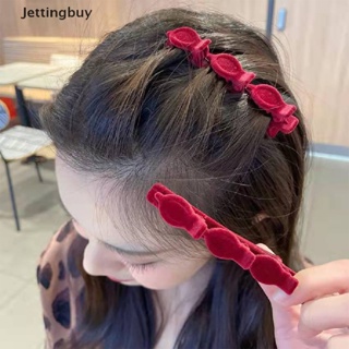 [Jettingbuy] กิ๊บติดผมหน้าม้า กิ๊บปากเป็ด กิ๊บติดผม ปิ่นปักผม กิ๊บติดผม วินเทจ ถัก แฟชั่น กิ๊บติดผม เครื่องประดับผม หมวกกันน็อคใหม่ พร้อมส่ง