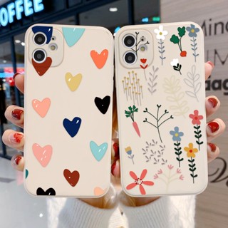 ภาพวาดขอบตรง เคสโทรศัพท์ สำหรับไอโฟน 11 12 13 pro max 7 8 7plus 8plus X XS Max for เคสไอโฟน อ่อน