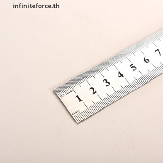 [INTH] ไม้บรรทัดโลหะสเตนเลส 3CC สองด้าน 30 ซม. [Better]