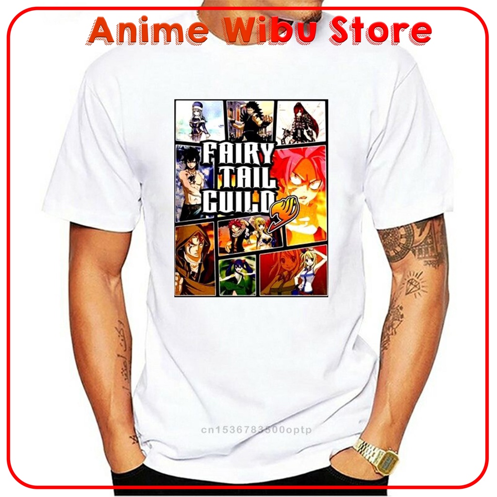 เสื้อยืด FAIRY TAIL สไตล์ GTA FAIRY TAIL รุ่นเสื้อยืด AnimeWibuStore