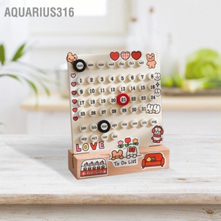 Aquarius316 ปฏิทินตั้งโต๊ะ สําหรับตกแต่งบ้าน Diy