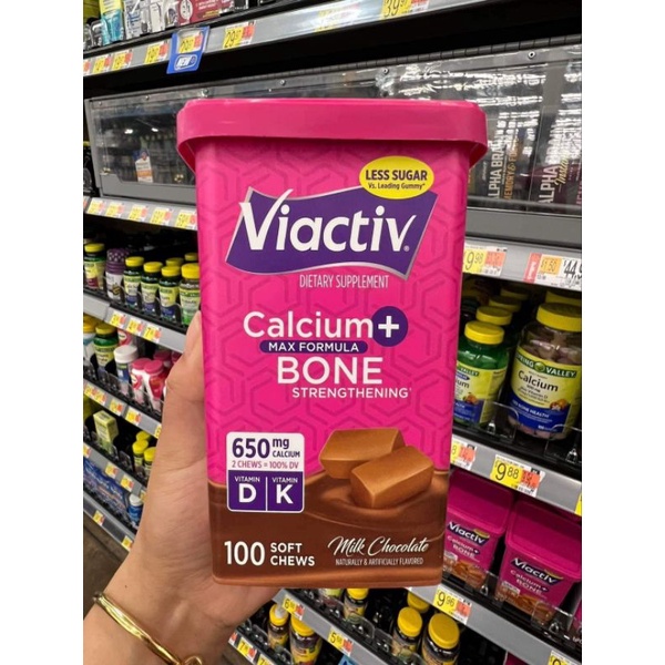 Viactiv Calcium Plus D   Soft Chews Milk Chocolate