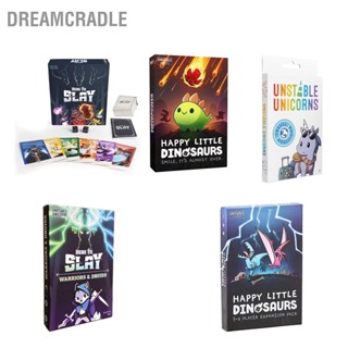 Dreamcradle การ์ดเกมกระดาน กระดาษเคลือบผิวเรียบ ของเล่นสําหรับเด็ก