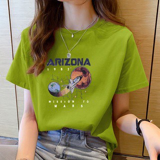 ☀️ พร้อมส่ง ☀️ เสื้อยืดแฟชั่น เสื้อยืดหลวม เสื้อยืดผู้หญิง เสื้อยืดคอกลม เสื้อยืดสีดำ #W7