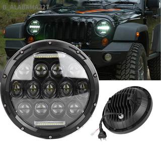 Alabama327 ไฟหน้ารถยนต์ Led 300W 6000K 7 นิ้ว สําหรับ Wrangler Jeep 1 ชิ้น