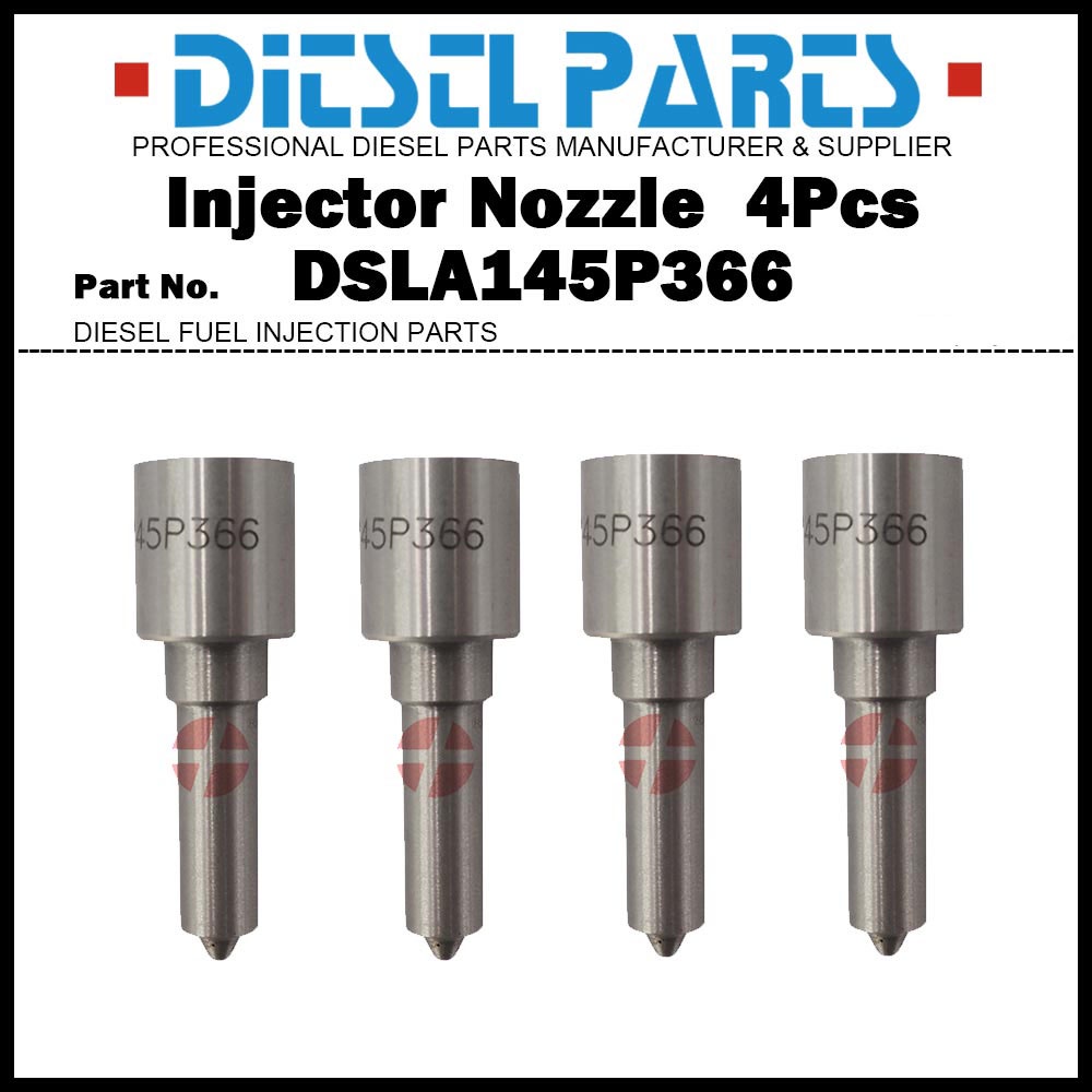 4 ชิ้นหัวฉีดน้ํามันเชื้อเพลิงหัวฉีด DSLA145P366 สําหรับ Ford Ranger Mazda BT50 2.5D 0432193835