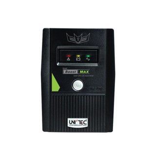 UPS (เครื่องสำรองไฟฟ้า) UNITEC BOOST MAX 1000VA/500W (UNITEC - Boost-Max 1000) BLACK