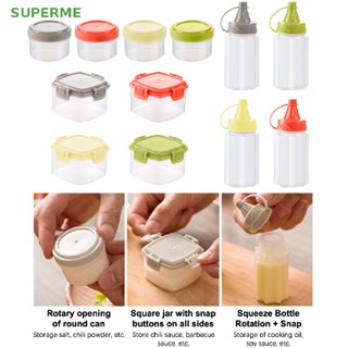 Superme ขวดบีบซอส เครื่องเทศ ขนาดเล็ก 1 ชุด