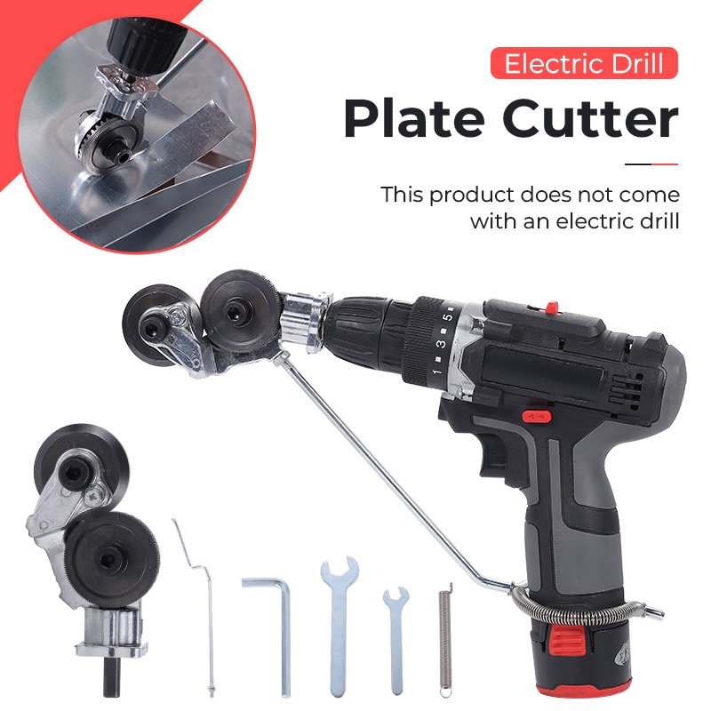 AElectric Drill Plate Cutter Sheet Metal Nibbler Electric Metal Nibbler