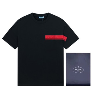 เสื้อยืด PRADA [NEW] ลายสุดคูล ใครเห็นต้องเหลียวมอง ใส่ก่อนเท่ห์ก่อน [Limited Edition]