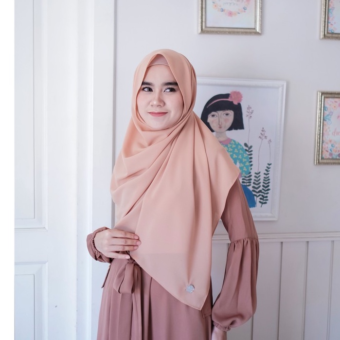 HDI ผ้าคลุมไหล่พรีเมี่ยม / Pashmina (± 200x72 ซม.) - Hijab Princess