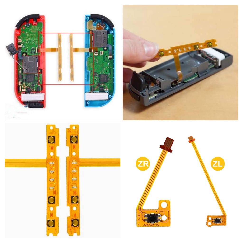 สายแพรปุ่ม​ SL​ SR​ , ZL ZR สำหรับ​ Nintendo​ Switch​ Joy Con SL​ SR​ Replacement​