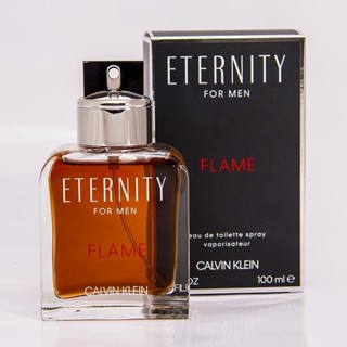 🖤❤️Calvin Klein Eternity Flame Men EDT 100 ml กล่องซีล🖤❤️