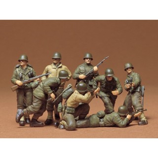 [ชุดโมเดลสเกลประกอบเอง] TAMIYA 35048 1/35 U.S. INFANTRY (WEST-EUR.) โมเดลทามิย่าแท้ model