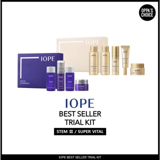 [ พร้อมส่ง] IOPE  ชุดทดลองขายดีที่สุด(STEM Ⅲ / SUPER VITAL / CREAM RICH)