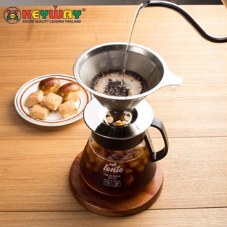 กาชงกาแฟพร้อมที่กรอง (600 ml) Coffee Dripper Set : DC3599