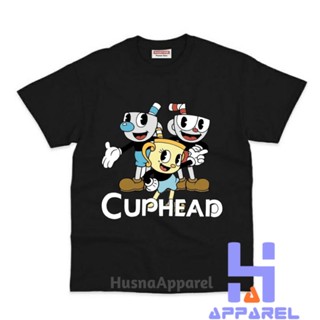 เสื้อยืด พิมพ์ลาย Cuphead MUGMAN สําหรับเด็ก