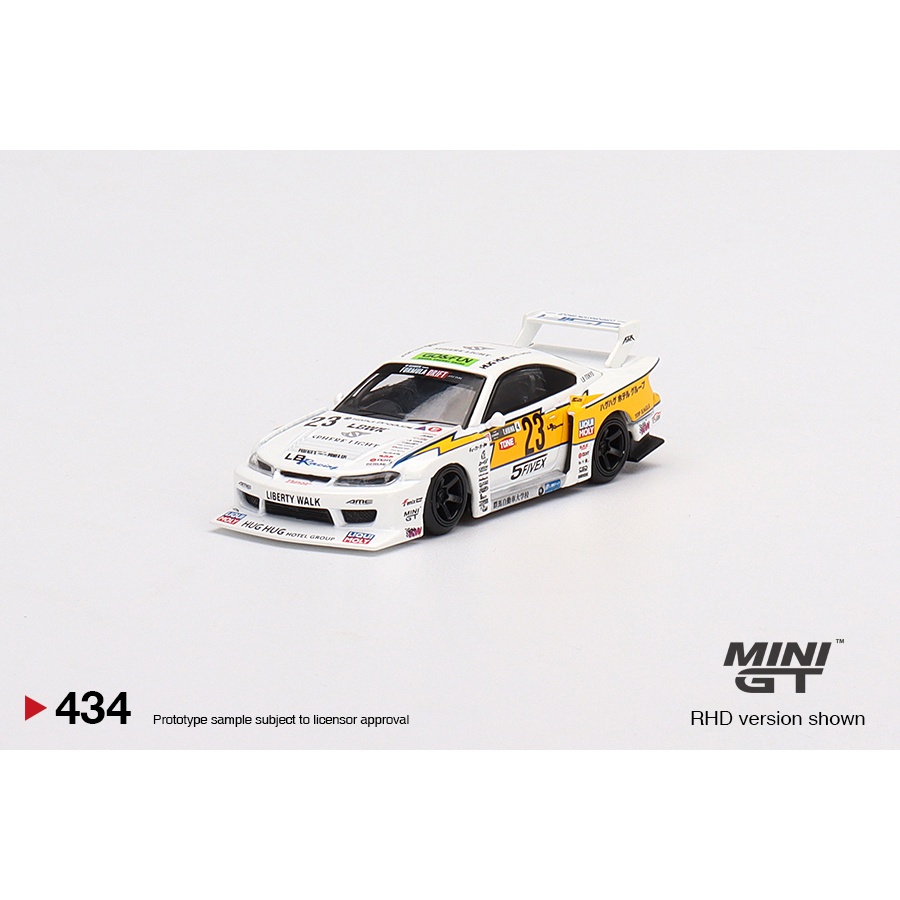 MINI GT 1/64 No.434 LB-Super Silhouette Nissan S15 SILVIA #23 2021 Formula Drift Japan RHD MGT00434-