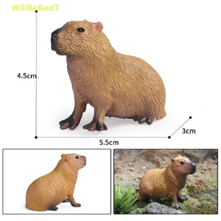 [WillBeRedT] โมเดลสัตว์ป่าจําลอง capybara ของเล่นสําหรับเด็ก 1 ชิ้น [ใหม่]