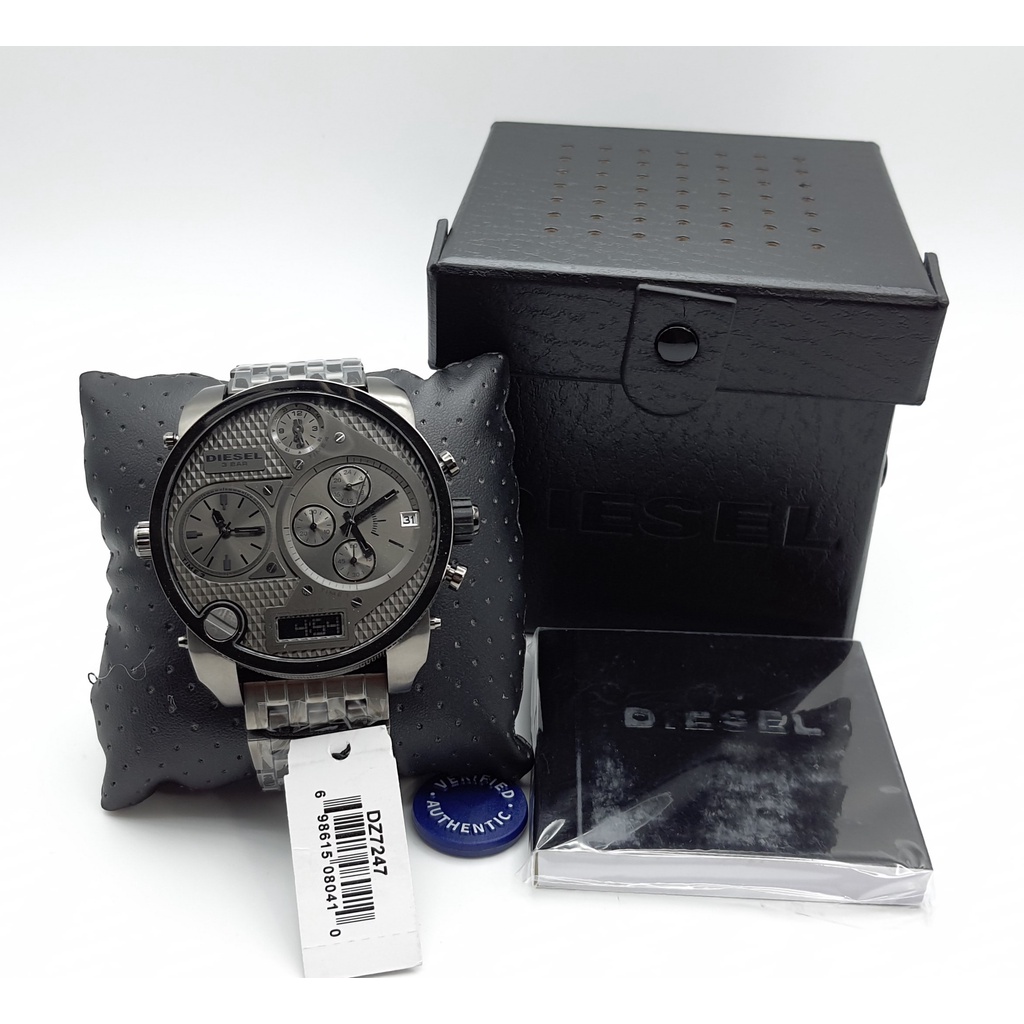 นาฬิกา DIESEL ME'S DZ7247 SBA OVERSIZED 57 MM QUARTZ CHRONOGRAPH พร้อมกล่อง (ใหม่)