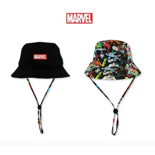 หมวกบักเก็ต ใส่ได้2ด้าน ปักโลโก้Marvel  (F-652)