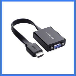 🔰UGREEN HDMI Male To VGA +Audio +MicroUSB อุปกรณ์เชื่อมต่อ🔰(สินค้ามือสองสภาพดี👍)