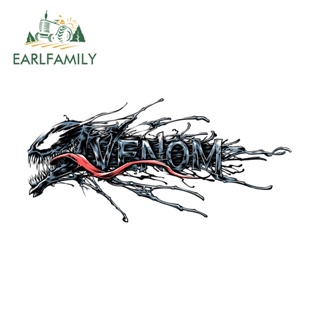 Earlfamily สติกเกอร์ไวนิล ลายอนิเมะผู้หญิง Venom 13 ซม. x 6.1 ซม. สําหรับติดตกแต่งหน้าต่างรถยนต์ แล็ปท็อป