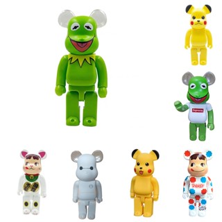 ฟิกเกอร์ Bearbrick Peko Frog Milk Girl Bear 400% สําหรับตกแต่งบ้าน