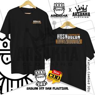 เสื้อยืด ผ้าฝ้าย พิมพ์ลาย Husnudzon DaWah v2 Distro Combed 30S สําหรับผู้ชาย