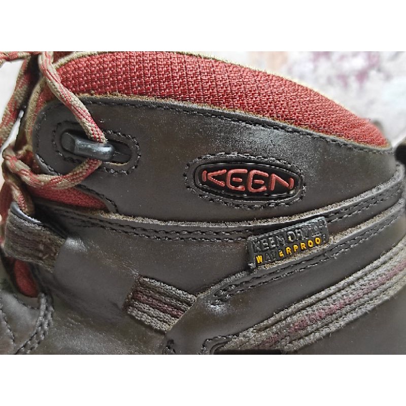 รองเท้าเซฟตี้ มือสอง ยี่ห้อ Keen รุ่น Utility 1007014M Detroit เบอร์ 37.5 พื้นยาว 24 เซน หุ้มข้อ หัว