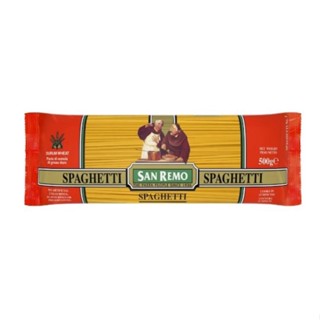 เส้นสปาเก็ตตี้ San Remo Spaghetti No.5 250g/500g / INSTANT Spaghtti #3 500g ซานรีโม่สปาเก็ตตี้ เบอร์5 ขนาด 500 กรัม/ 250