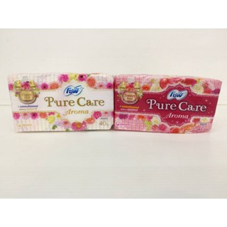 SOFY Pure Care Aroma(40 ชิ้น) แผ่นอนามัยโซฟี เพียวแคร์ อโรมา แบบบาง มี 2 แบบ