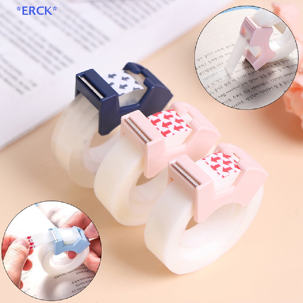 Erck> เทปกาว พร้อมเครื่องมือตัด มองไม่เห็น เครื่องเขียน ใหม่