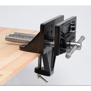 Ryo เครื่องมือช่างไม้ Cast Iron Table Vise สําหรับงานไม้