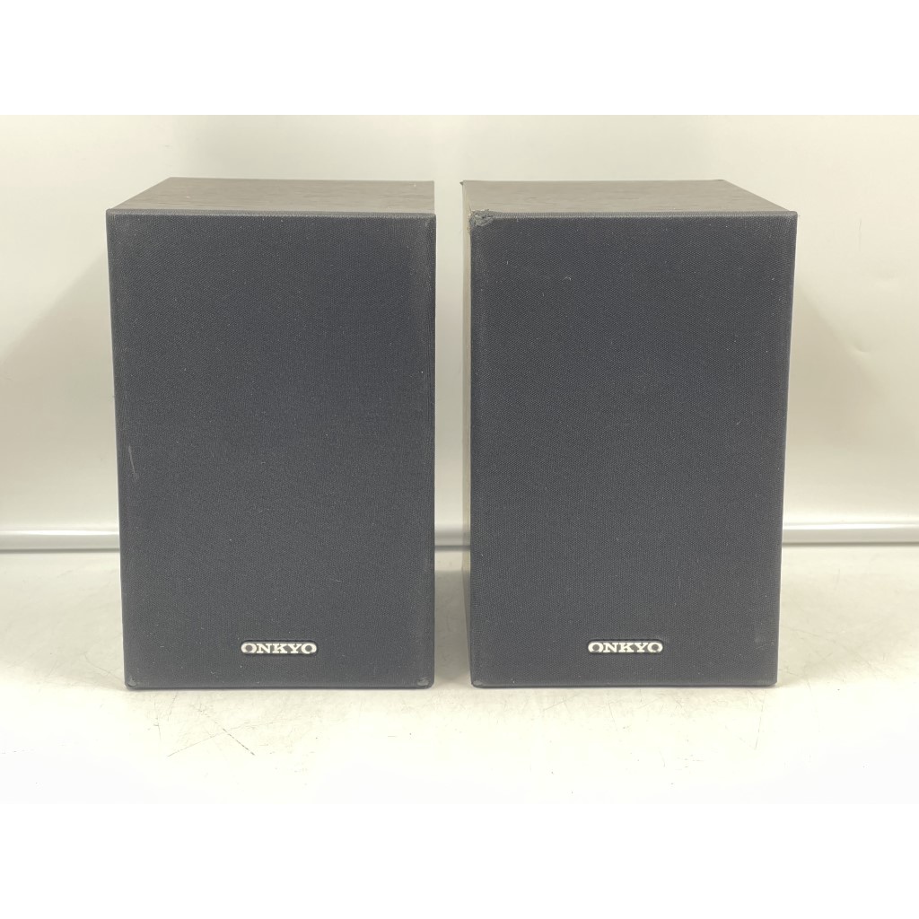 ลำโพง 1 คู่ มือสองญี่ปุ่น (967) ONKYO D-U6 40W 6 โอห์ม Woofer 3.5 นิ้ว Size ตู้ 13x17x20CM ฝาหน้าเปิ