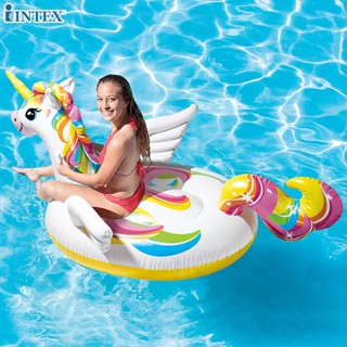 INTEX แพยางเป่าลม แพเป่าลม แพม้ายูนิคอน UNICORN RIDE ON รุ่น 57561