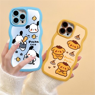 เคสโทรศัพท์มือถือ TPU ลายการ์ตูน Pom Pom Purin และ Pochacco Wave Edge น่ารัก สําหรับ Redmi Note 11S 11 Pro Redmi 10C 10A 9C 9T 9A Note 10 5G Note 10S Note 9 Note8 Poco X3 Pro NFC HOSTR