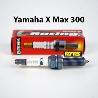 หัวเทียน BRISK PREMIUM ZS ไร้เขี้ยว Yamaha XMax 300 Spark Plug (SZ21RC) รองรับเฉพาะเบนซิน 95 Made in EU