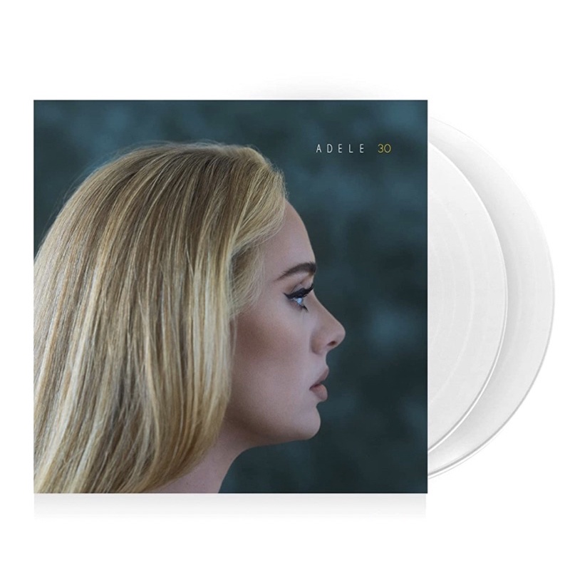 30 Adele (Amazon Exclusive White Vinyl) ของแท้ มือหนึ่ง แผ่นเสียง อะเดล ซองมีตำหนิ เปียกน้ำ