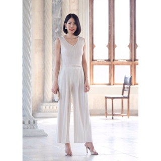 ถูกกว่าเดิม!! 2MUAY PLEAT เซ็ทพลีทคุณภาพ V NECK CROP PLEAT SET รุ่น GJO7739/GJO2542 5สี FREE SIZE