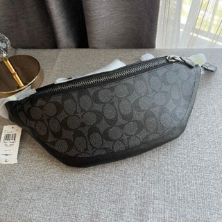 คาดอกชายWARREN BELT BAG IN SIGNATURE CANVAS (COACH F78777)