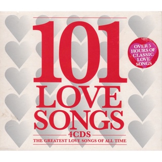 CD Audio คุณภาพสูง เพลงสากล 101 Love Songs 2003 [4CD] (ทำจากไฟล์ FLAC คุณภาพ 100%)