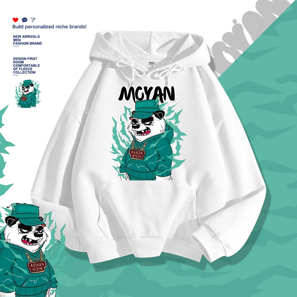 เวอร์ชั่นเกาหลีของผู้ชายแขนยาวhoodieญี่ปุ่นแนวโน้มhoodie INSแบรนด์น้ำหลวมฮิปฮอปเสื้อผู้ชายขนแปรงผู้หญิงL384